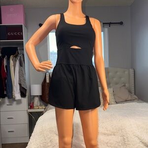 Black Cutout Romper